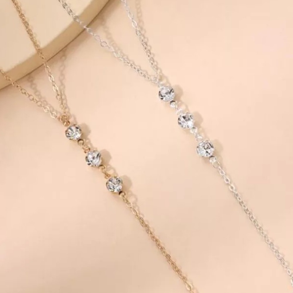 Crystal Backdrop Back Body Necklace - Picture 9 of 15